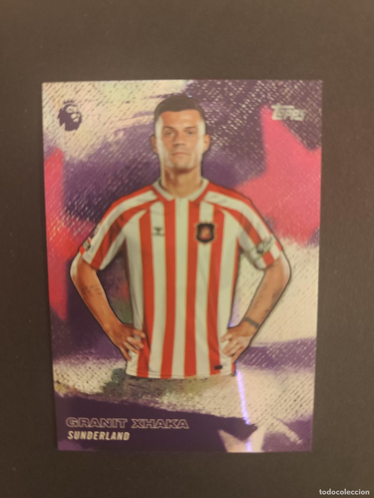 Cromos de f&uacute;tbol: SPL 22 GRANIT XHAKA SUNDERLAND STARS TOPPS FLAGSHIP PREMIER LEAGUE 2026 2027 26 27