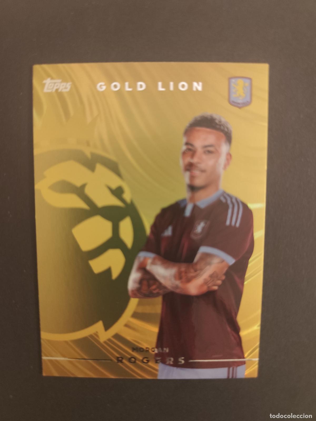 Cromos de f&uacute;tbol: GL 4 MORGAN ROGERS ASTON VILLA GOLD LION TOPPS FLAGSHIP PREMIER LEAGUE 2026 2027 26 27