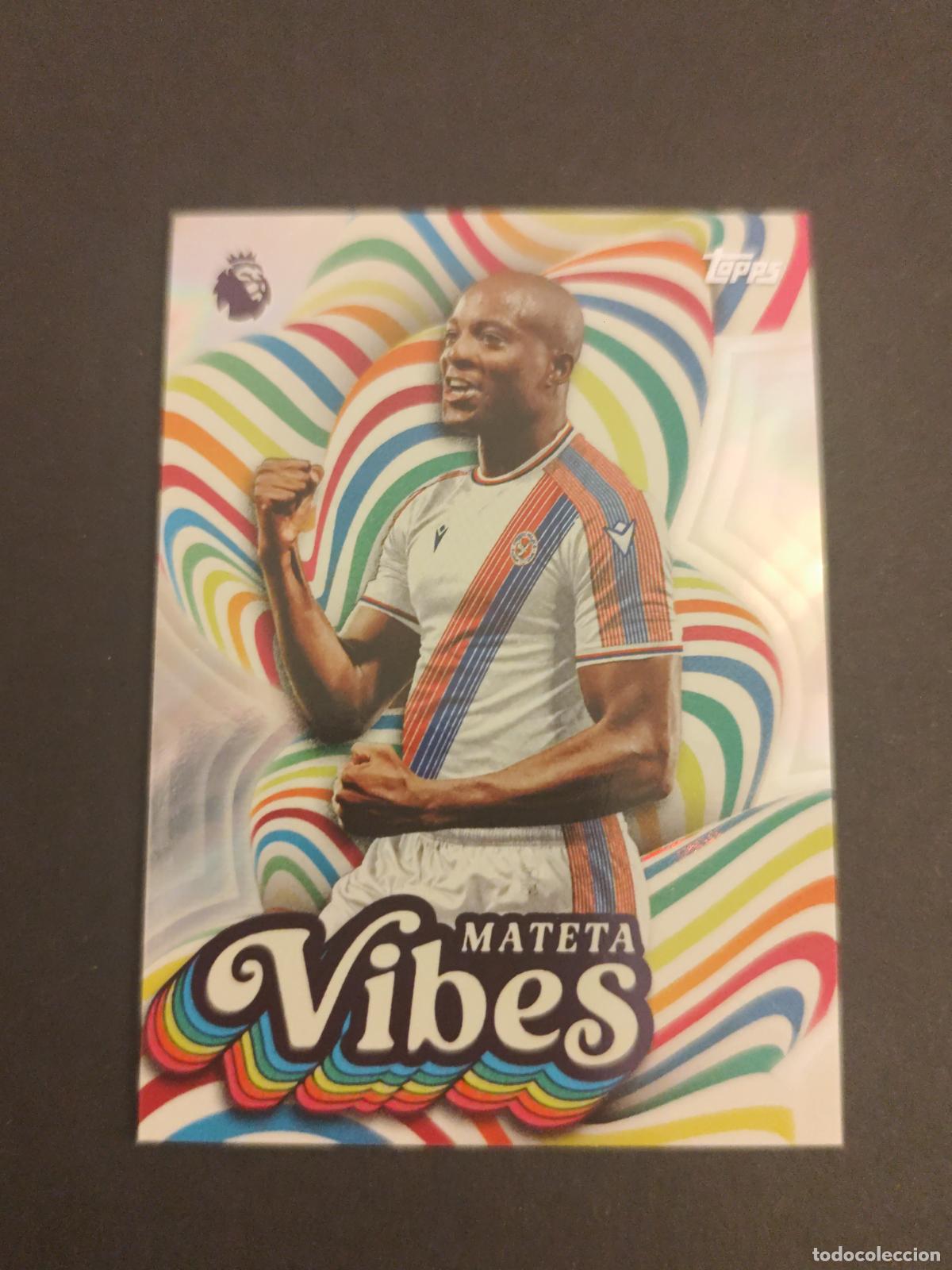 Cromos de f&uacute;tbol: VI 5 JEAN-PHILIPPE MATETA CRYSTAL PALACE VIBES TOPPS FLAGSHIP PREMIER LEAGUE 2026 2027 26 27