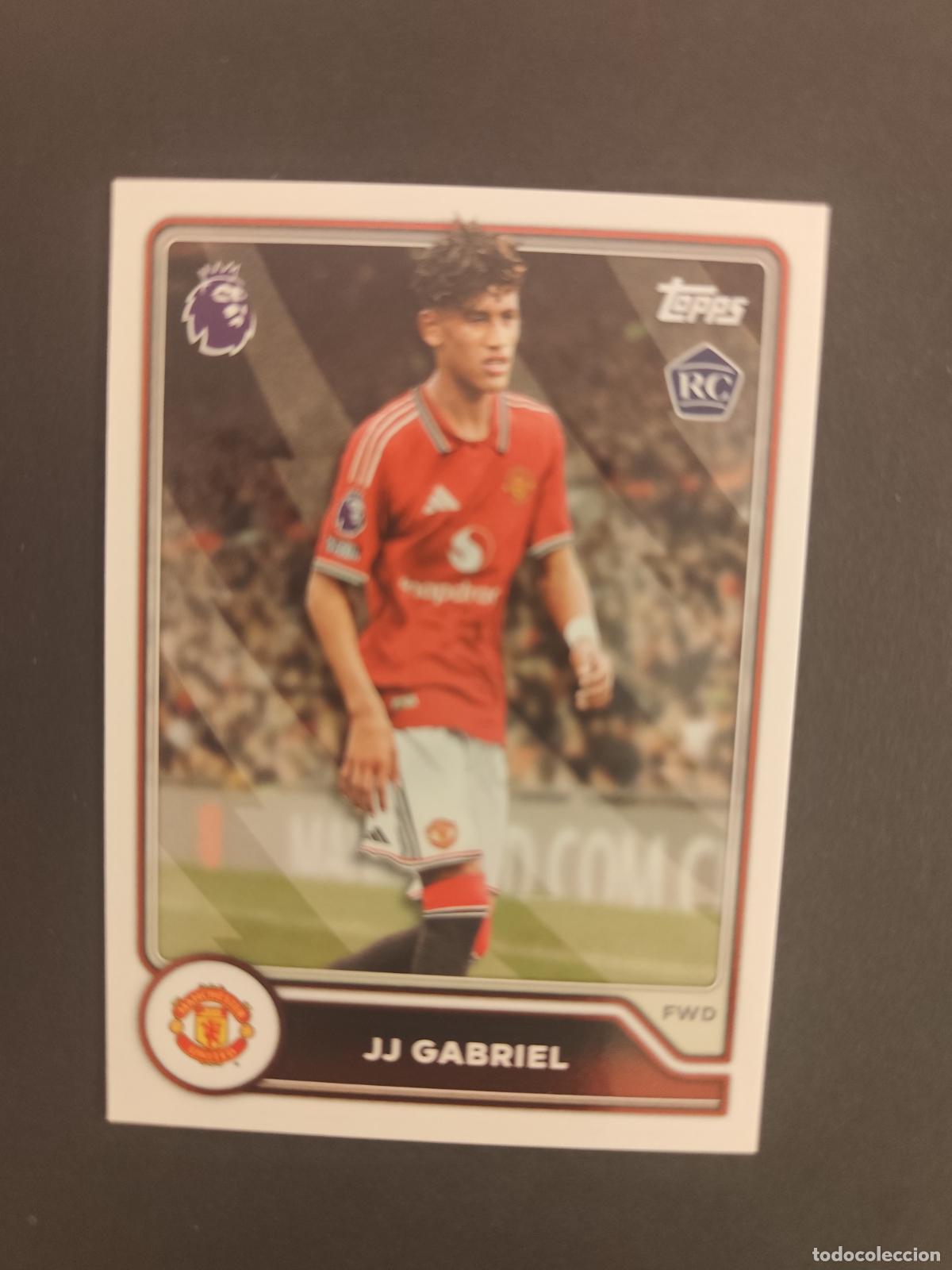Fu&szlig;ball-Sticker: 198 JJ GABRIEL MANCHESTER UNITED RC TOPPS FLAGSHIP PREMIER LEAGUE 2026 2027 26 27