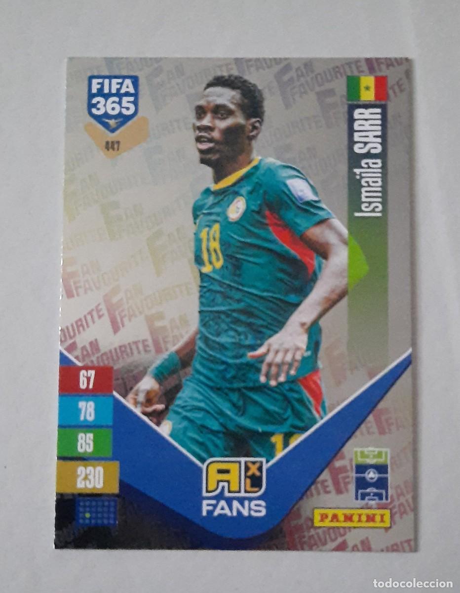 Cromos de f&uacute;tbol: Ismaila Sarr plata #447 Fans Favourite Fifa 365 2027