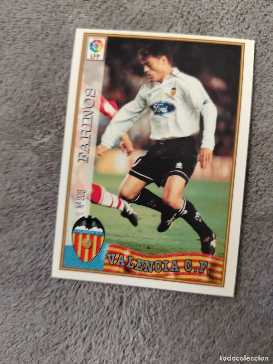 Cromos de f&uacute;tbol: 206. FARIN&Oacute;S VALENCIA C.F. MUNDICROMO FICHAS 97 98 LIGA 1997 1998 CARD ABB