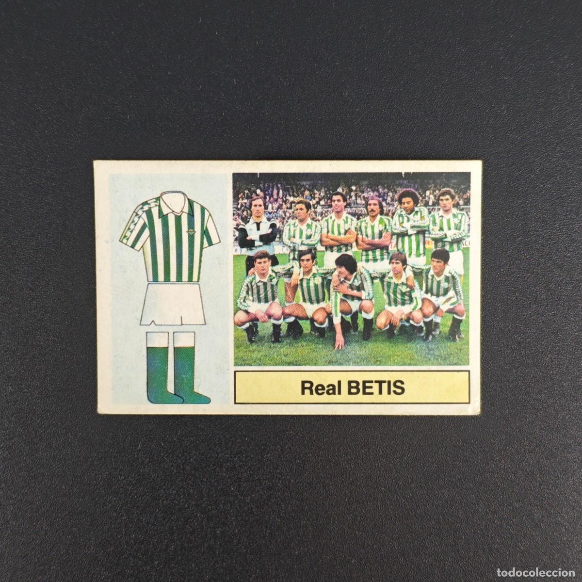 Cromos de f&uacute;tbol: CROMO DE FUTBOL LIGA ESTE 82 83 1982 1983 NUNCA PEGADO SIN PEGAR ALINEACION REAL BETIS RA1026