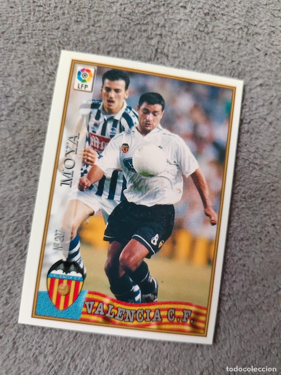 Cromos de f&uacute;tbol: 207. MOYA VALENCIA C.F. MUNDICROMO FICHAS 97 98 LIGA 1997 1998 CARD ABB