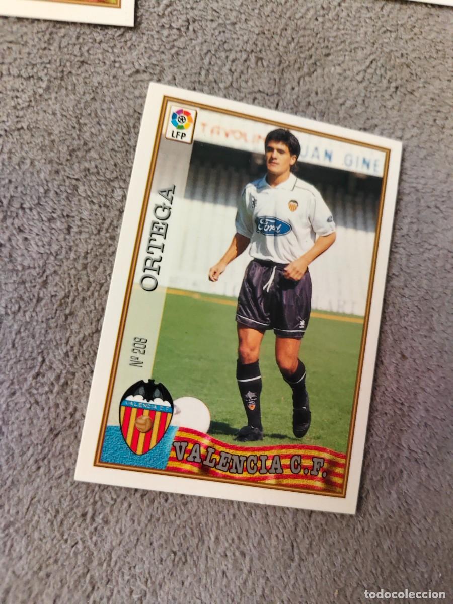 Cromos de f&uacute;tbol: 208. ORTEGA VALENCIA C.F. MUNDICROMO FICHAS 97 98 LIGA 1997 1998 CARD ABB