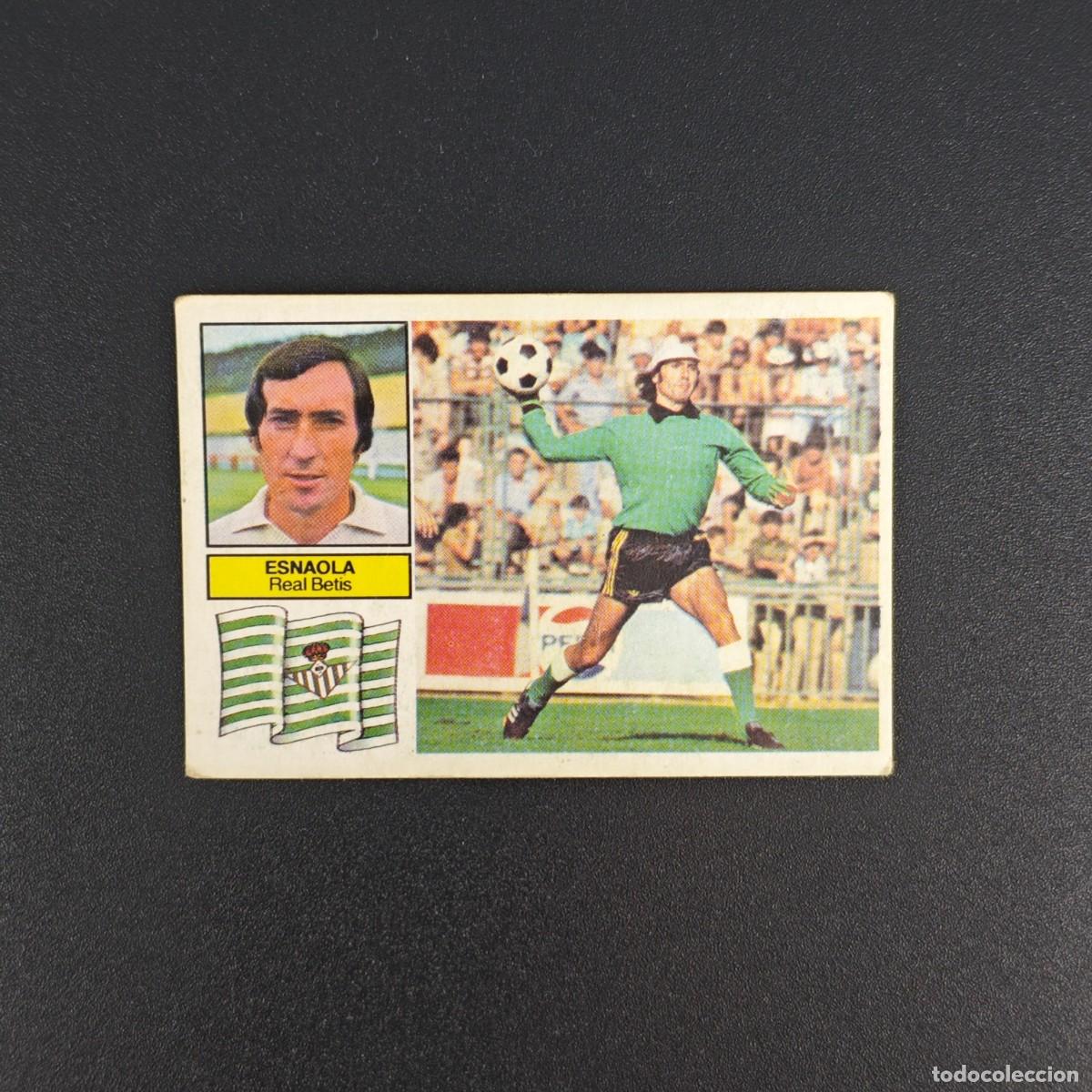Cromos de f&uacute;tbol: CROMO DE FUTBOL LIGA ESTE 82 83 1982 1983 NUNCA PEGADO SIN PEGAR ESNAOLA REAL BETIS RA1026