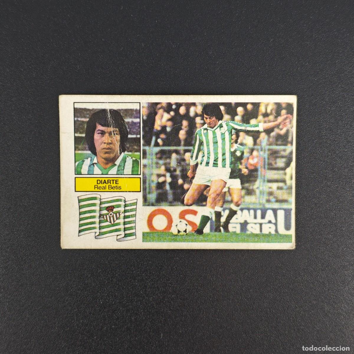 Cromos de f&uacute;tbol: CROMO DE FUTBOL LIGA ESTE 82 83 1982 1983 NUNCA PEGADO SIN PEGAR DIARTE REAL BETIS RA1026