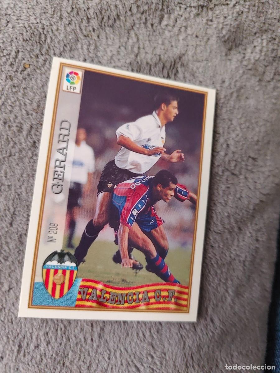 Cromos de f&uacute;tbol: 209. GERARD VALENCIA C.F. MUNDICROMO FICHAS 97 98 LIGA 1997 1998 CARD ABB