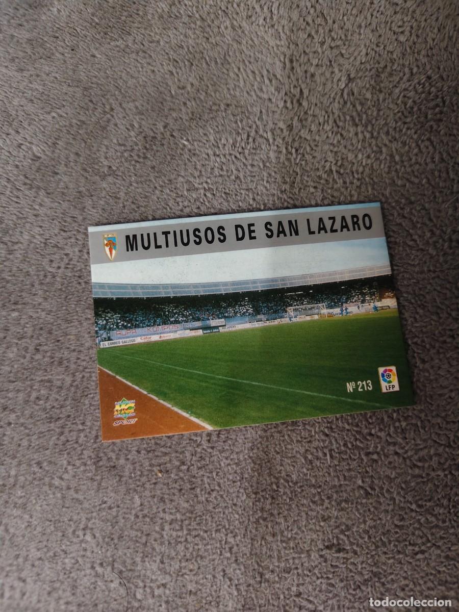 Cromos de f&uacute;tbol: 213. SAN LAZARO COMPOSTELA S.D. MUNDICROMO FICHAS 97 98 LIGA 1997 1998 CARD ABB