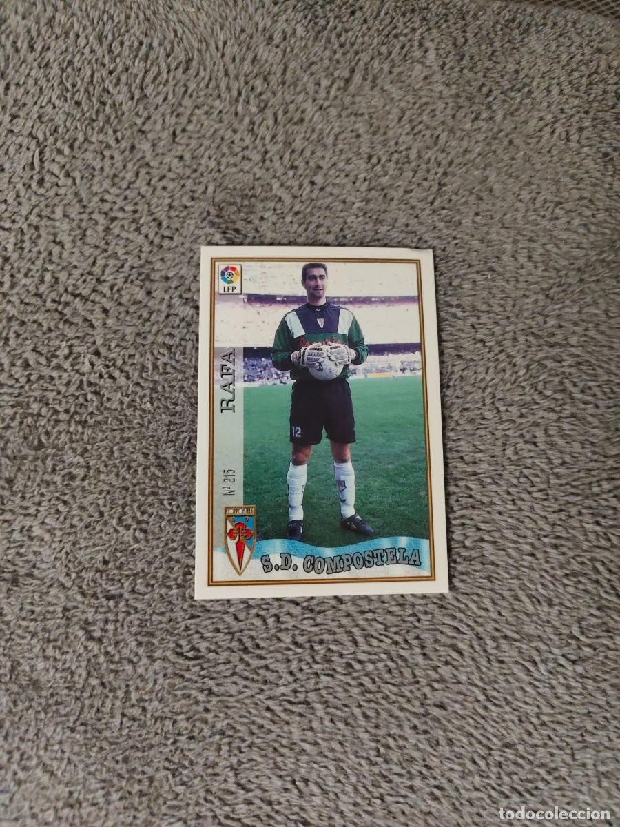 Cromos de f&uacute;tbol: 215. RAFA COMPOSTELA S.D. MUNDICROMO FICHAS 97 98 LIGA 1997 1998 CARD ABB
