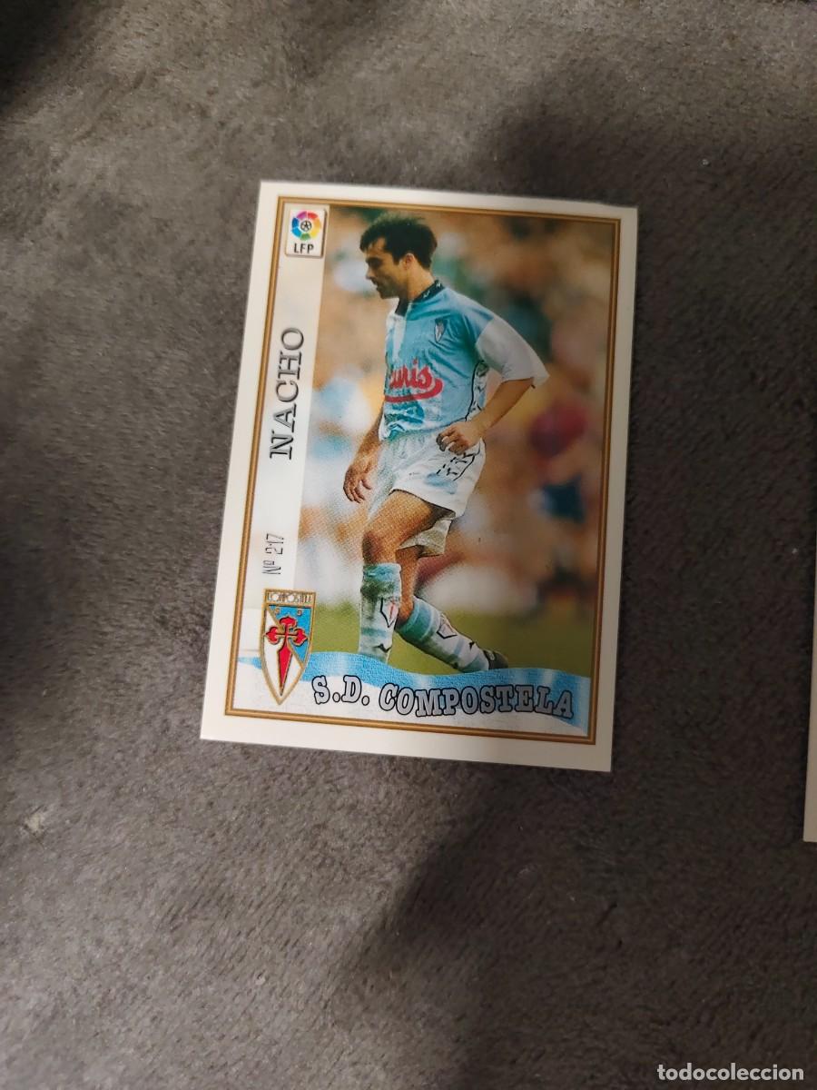 Cromos de f&uacute;tbol: 217. NACHO COMPOSTELA S.D. MUNDICROMO FICHAS 97 98 LIGA 1997 1998 CARD ABB