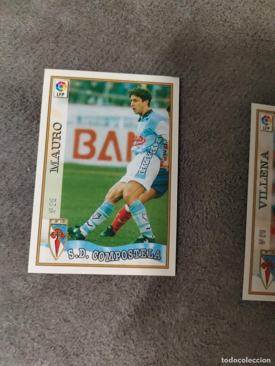 Football Stickers: 218. MAURO COMPOSTELA S.D. MUNDICROMO FICHAS 97 98 LIGA 1997 1998 CARD ABB