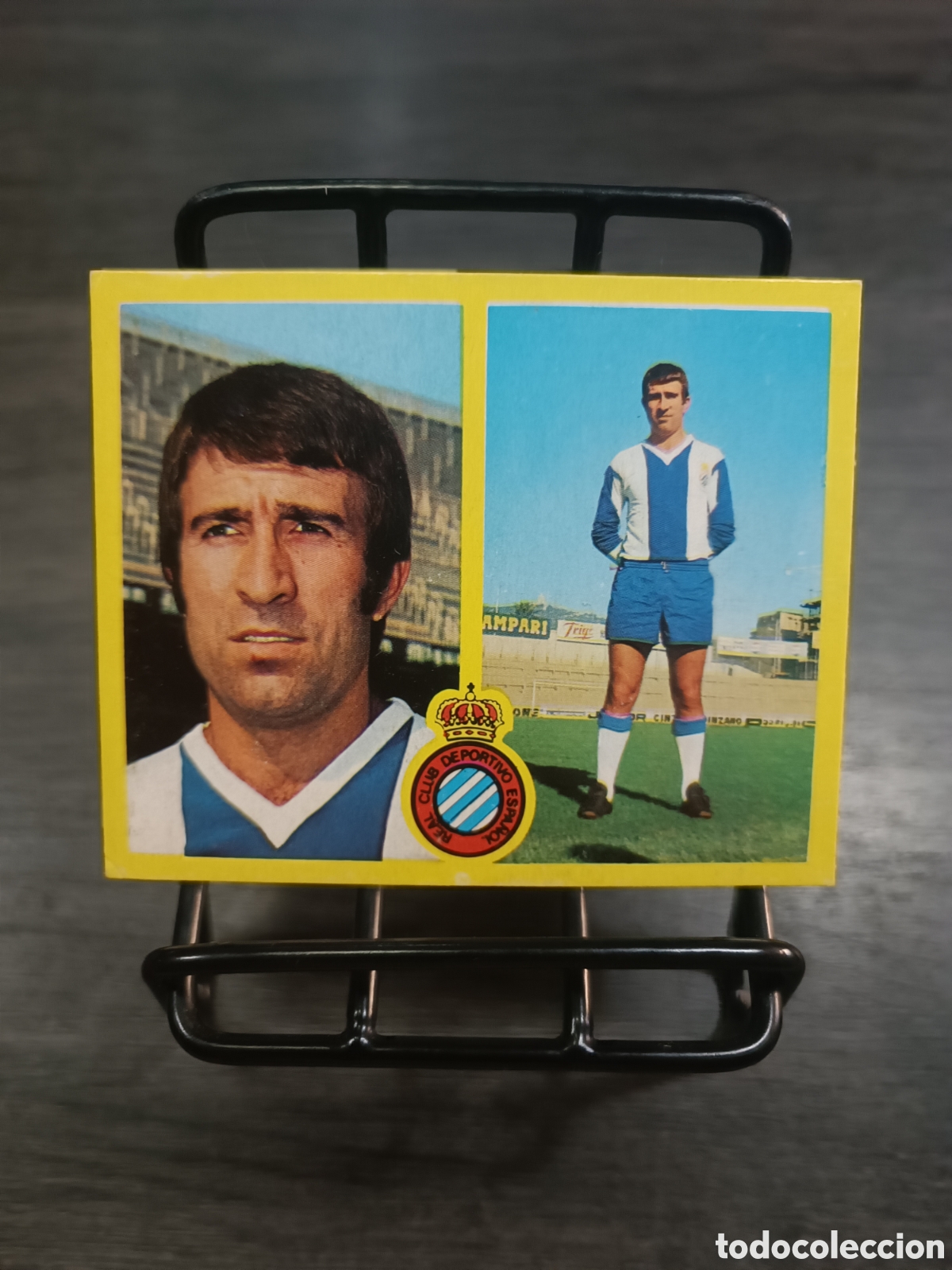 Cromos de f&uacute;tbol: 1972 Liga Este Granero Espa&ntilde;ol despegado