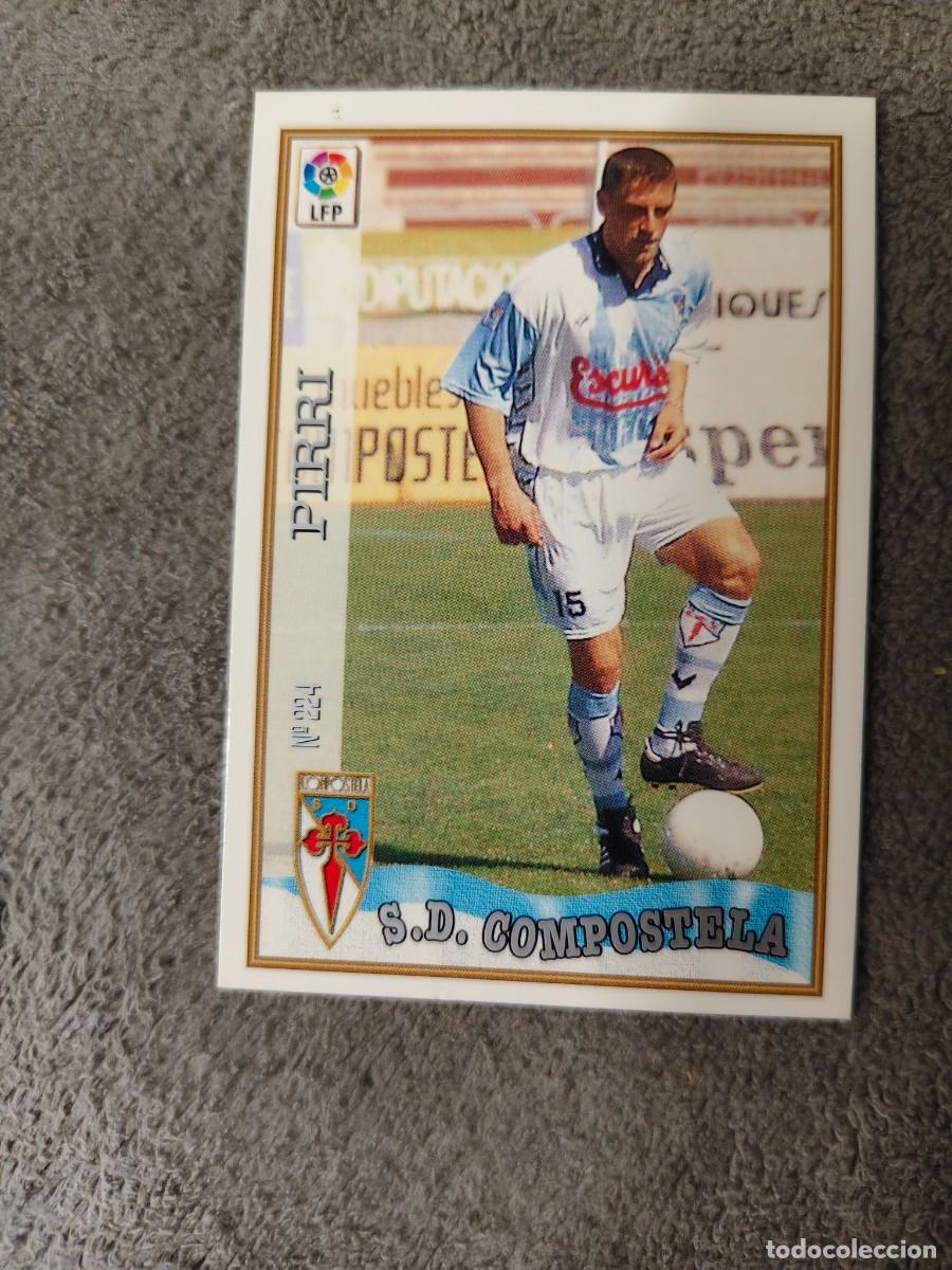 Cromos de f&uacute;tbol: 224. PIRRI COMPOSTELA S.D. MUNDICROMO FICHAS 97 98 LIGA 1997 1998 CARD ABB