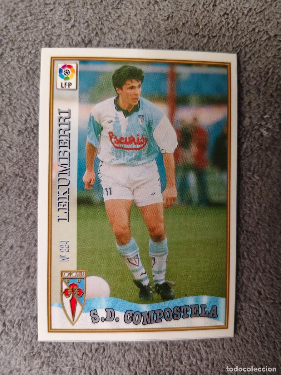 Cromos de f&uacute;tbol: 224. LEKUMBERRI COMPOSTELA S.D. MUNDICROMO FICHAS 97 98 LIGA 1997 1998 CARD ABB