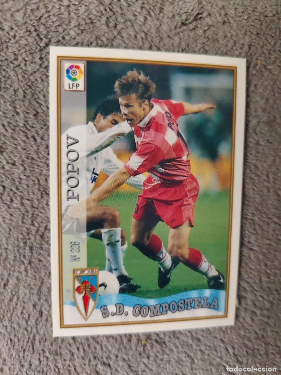 Cromos de f&uacute;tbol: 226. POPOV COMPOSTELA S.D. MUNDICROMO FICHAS 97 98 LIGA 1997 1998 CARD ABB