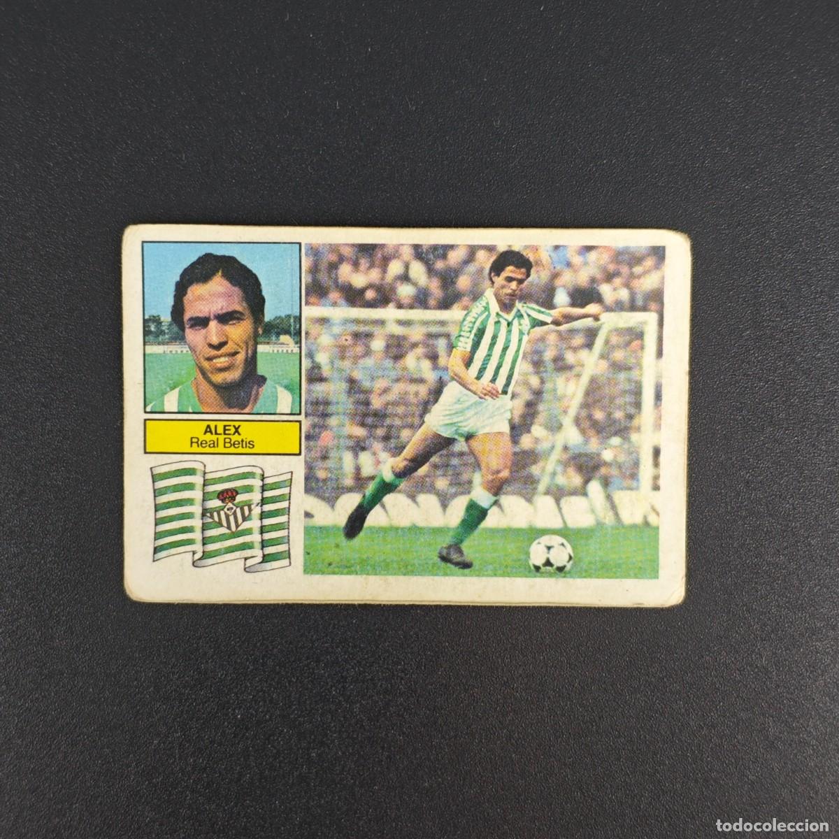 Cromos de f&uacute;tbol: CROMO DE FUTBOL LIGA ESTE 82 83 1982 1983 NUNCA PEGADO SIN PEGAR ALEX REAL BETIS RA1026