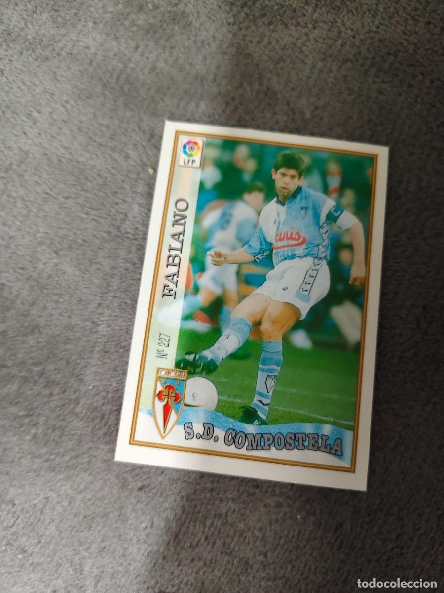 Cromos de f&uacute;tbol: 227. FABIANO COMPOSTELA S.D. MUNDICROMO FICHAS 97 98 LIGA 1997 1998 CARD ABB
