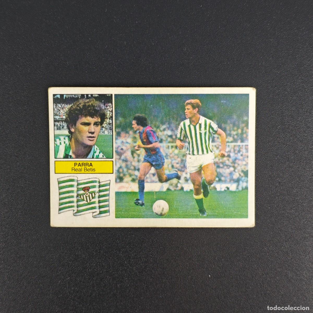 Cromos de f&uacute;tbol: CROMO DE FUTBOL LIGA ESTE 82 83 1982 1983 NUNCA PEGADO SIN PEGAR PARRA REAL BETIS RA1026