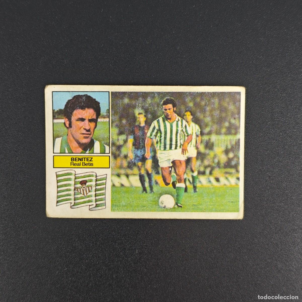Fu&szlig;ball-Sticker: CROMO DE FUTBOL LIGA ESTE 82 83 1982 1983 NUNCA PEGADO SIN PEGAR BENITEZ REAL BETIS RA1026