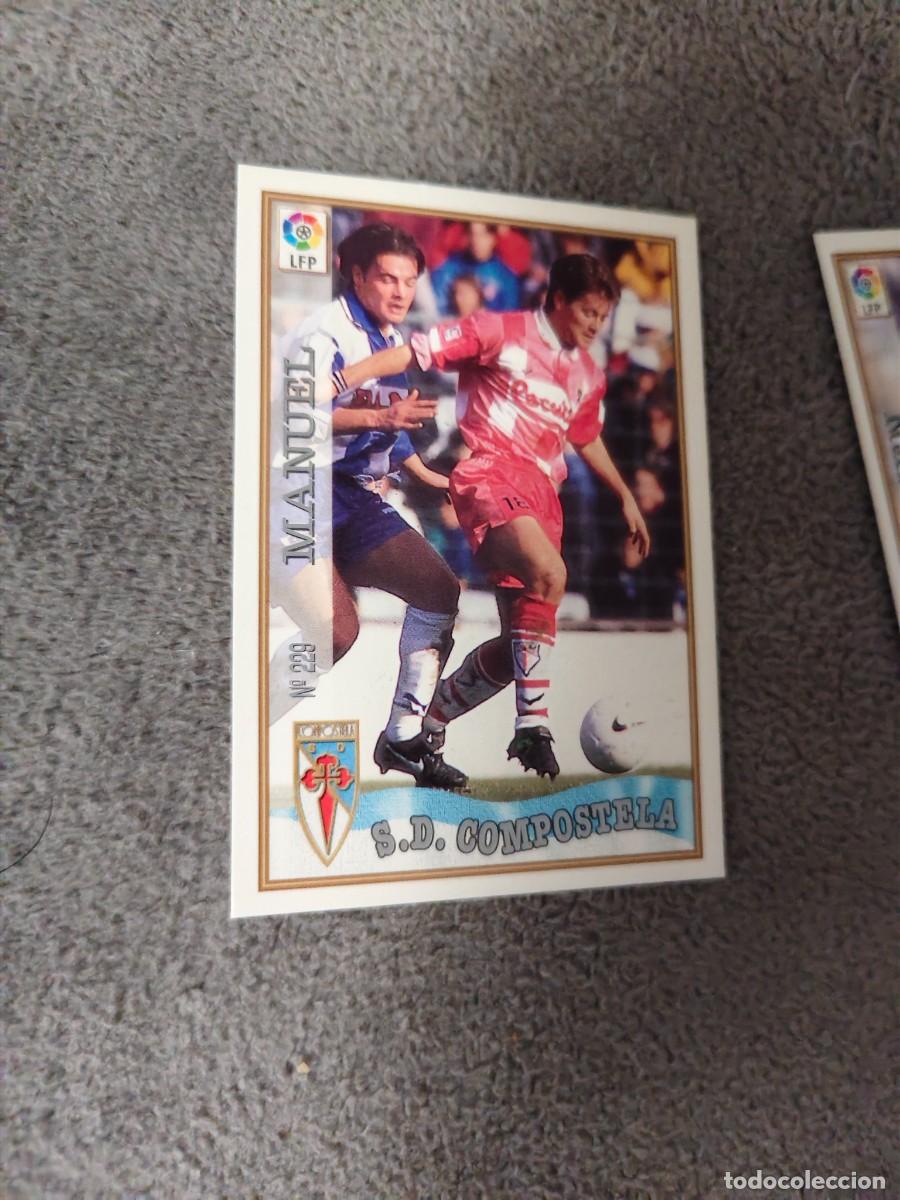 Fu&szlig;ball-Sticker: 229. MANUEL COMPOSTELA S.D. MUNDICROMO FICHAS 97 98 LIGA 1997 1998 CARD ABB