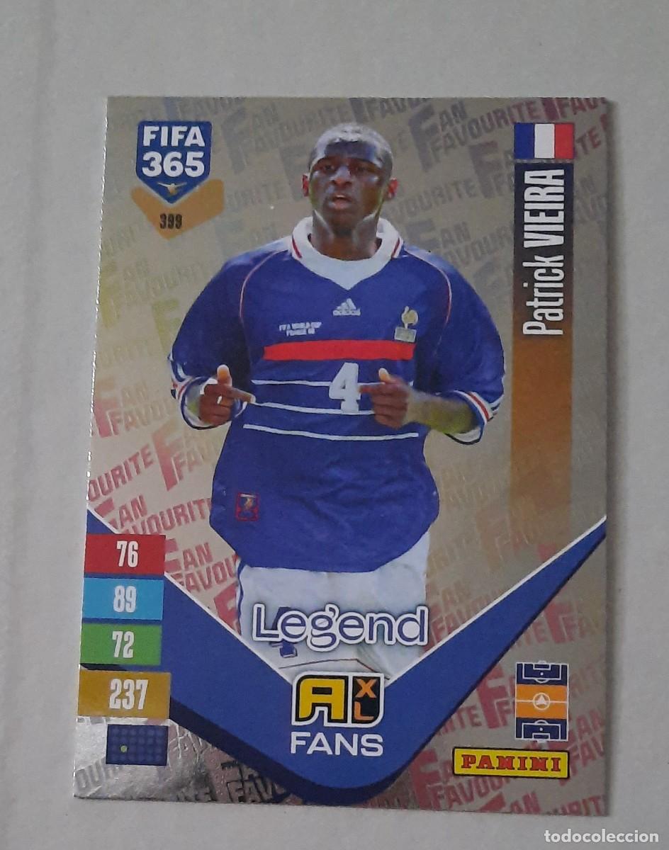 Fu&szlig;ball-Sticker: Patrick Vieira Legend plata #399 Fans Favourite Fifa 365 2027
