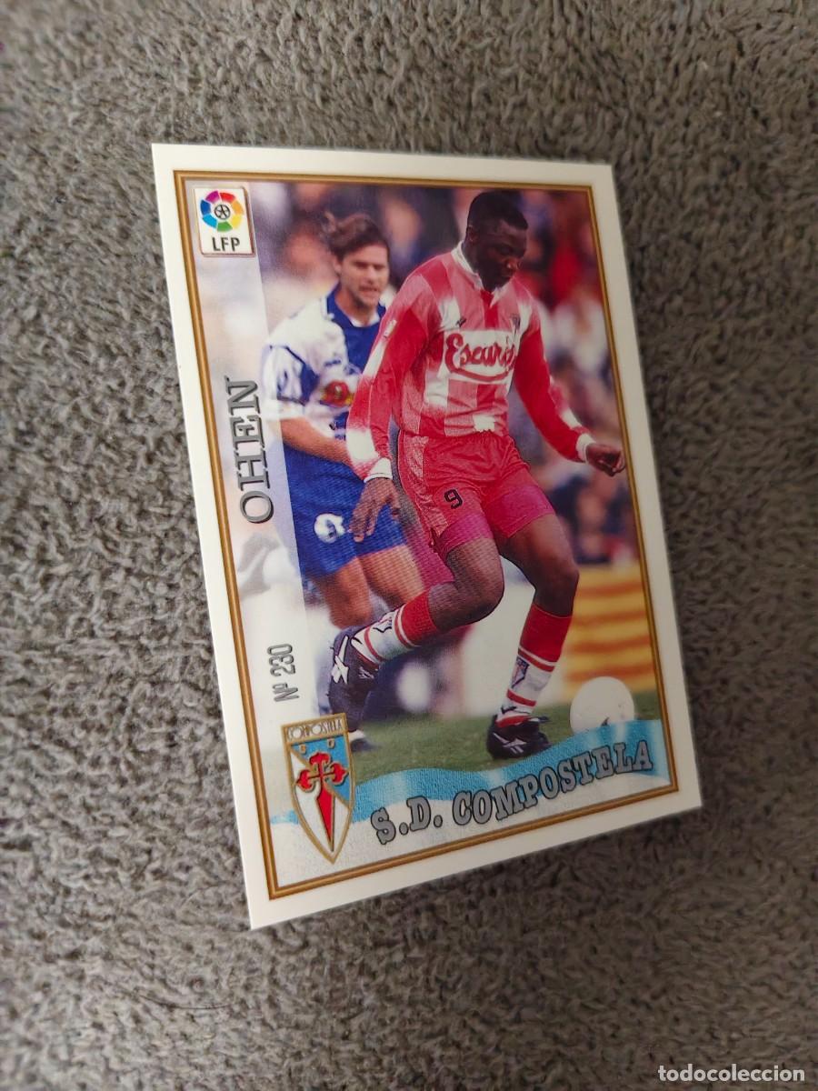 Fu&szlig;ball-Sticker: 230. OHEN COMPOSTELA S.D. MUNDICROMO FICHAS 97 98 LIGA 1997 1998 CARD ABB