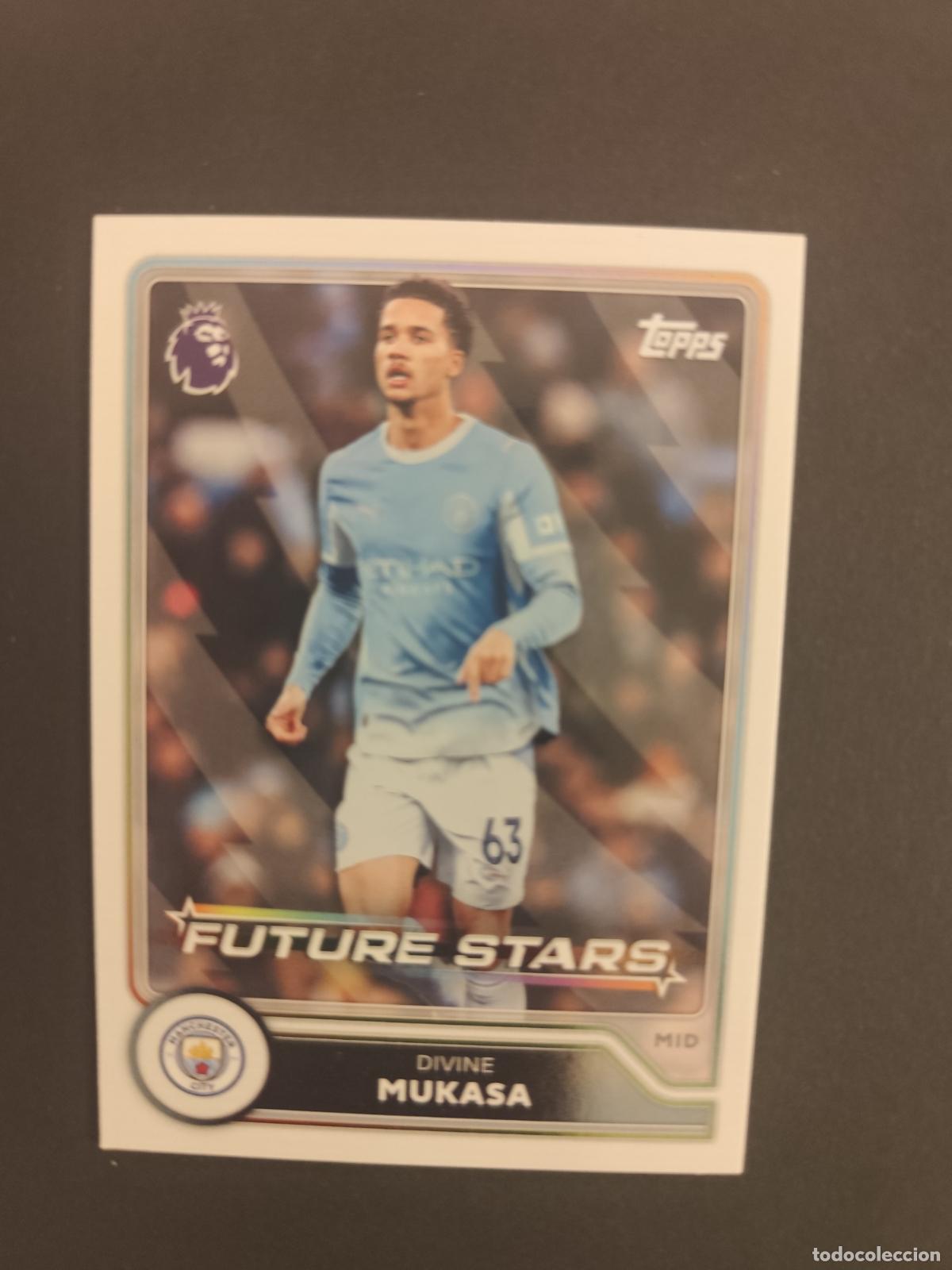 Cromos de f&uacute;tbol: 16 DIVINE MUKASA MANCHESTER CITY FUTURE STARS TOPPS FLAGSHIP PREMIER LEAGUE 2026 2027 26 27