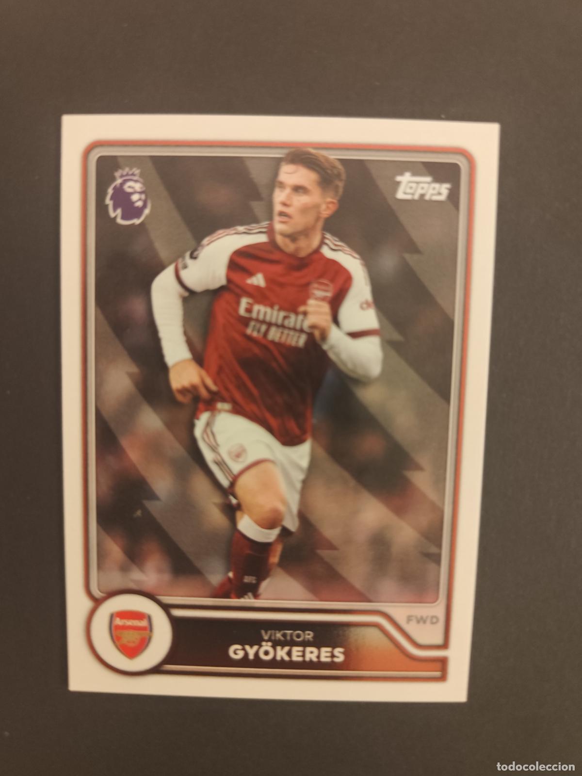 Cromos de f&uacute;tbol: 33 VIKTOR GY&Ouml;KERES ARSENAL TOPPS FLAGSHIP PREMIER LEAGUE 2026 2027 26 27