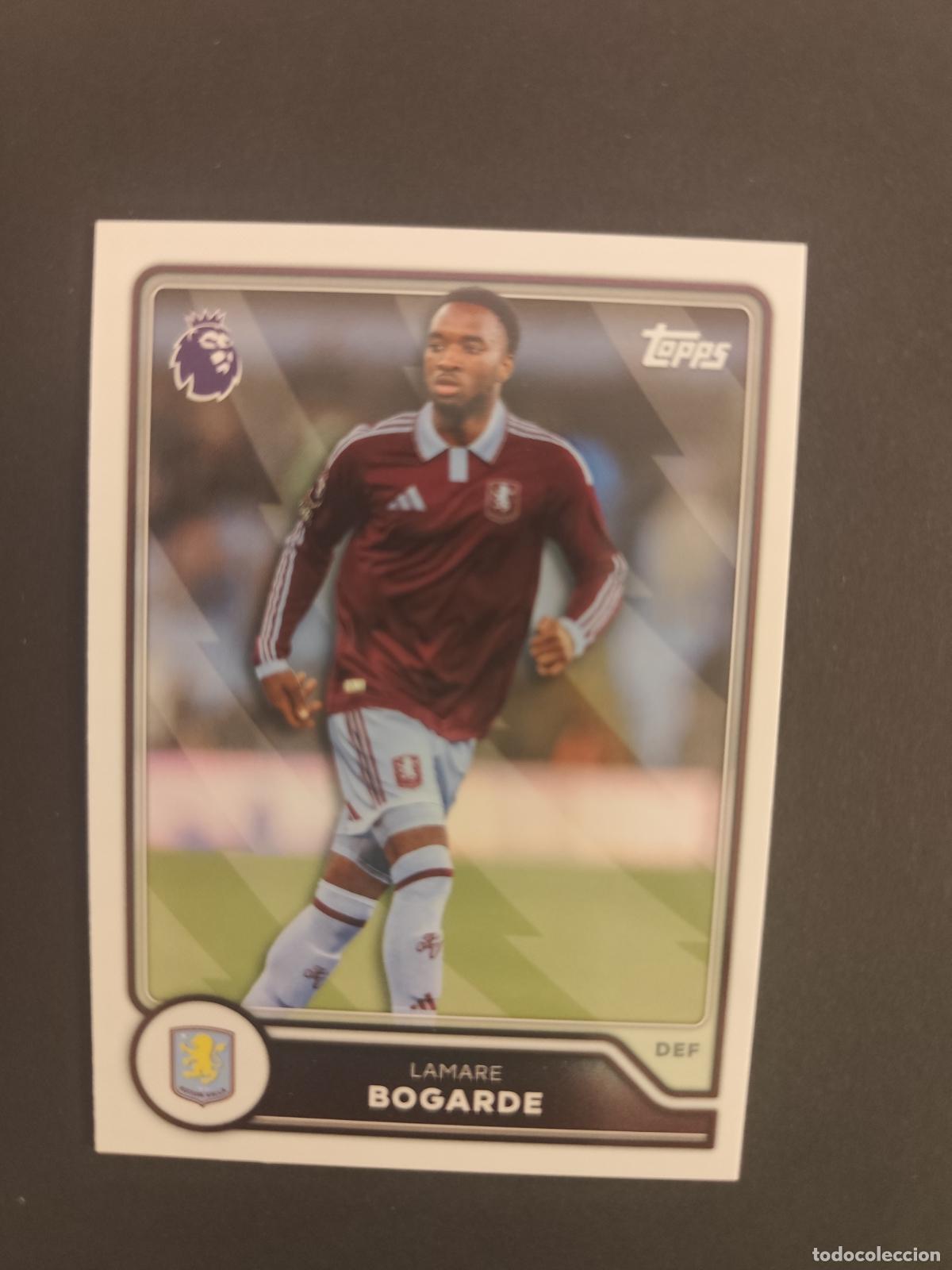 Cromos de f&uacute;tbol: 38 LAMARE BOGARDE ASTON VILLA TOPPS FLAGSHIP PREMIER LEAGUE 2026 2027 26 27