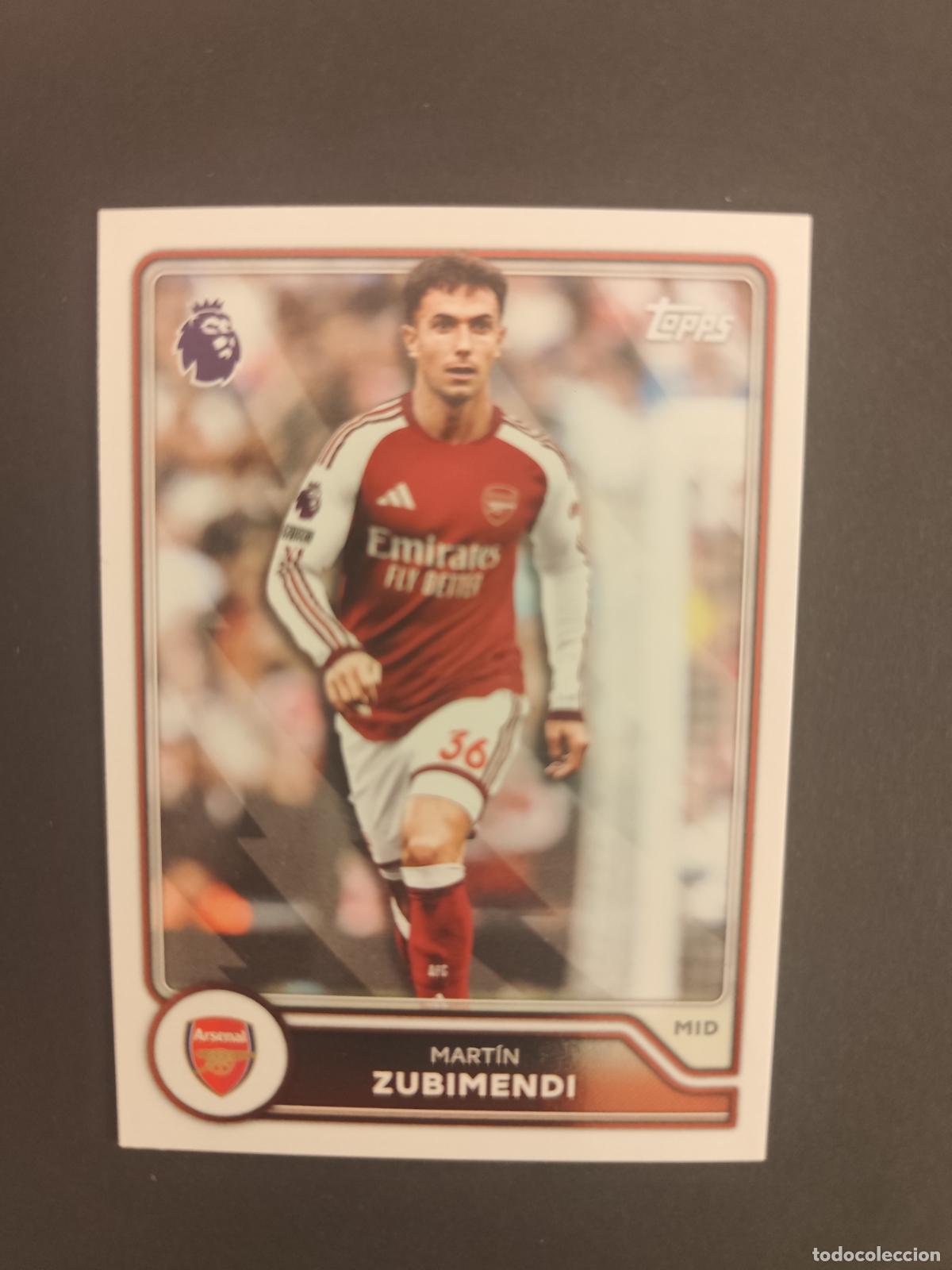 Cromos de f&uacute;tbol: 26 MART&Iacute;N ZUBIMENDI ARSENAL TOPPS FLAGSHIP PREMIER LEAGUE 2026 2027 26 27