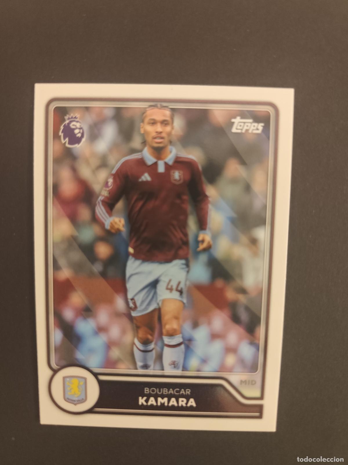 Cromos de f&uacute;tbol: 40 BOUBACAR KAMARA ASTON VILLA TOPPS FLAGSHIP PREMIER LEAGUE 2026 2027 26 27