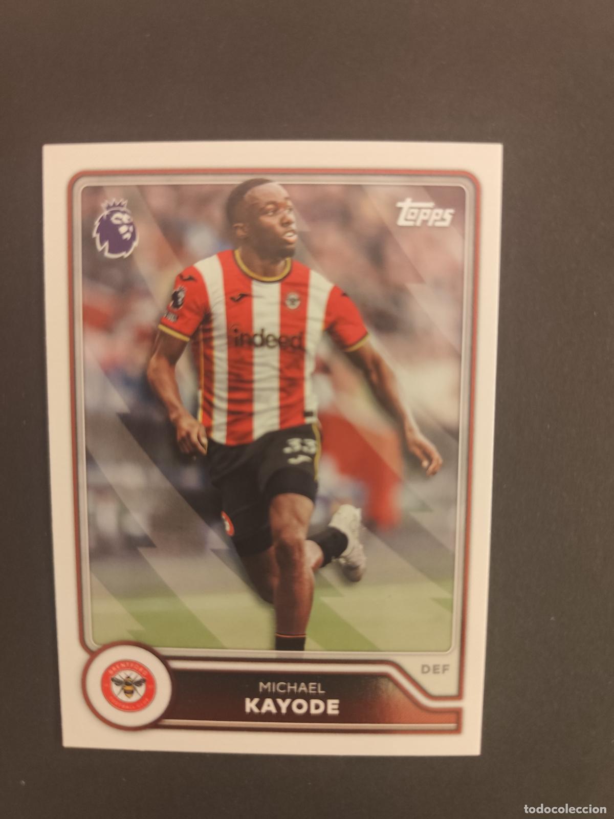 Cromos de f&uacute;tbol: 65 MICHAEL KAYODE BRENTFORD TOPPS FLAGSHIP PREMIER LEAGUE 2026 2027 26 27
