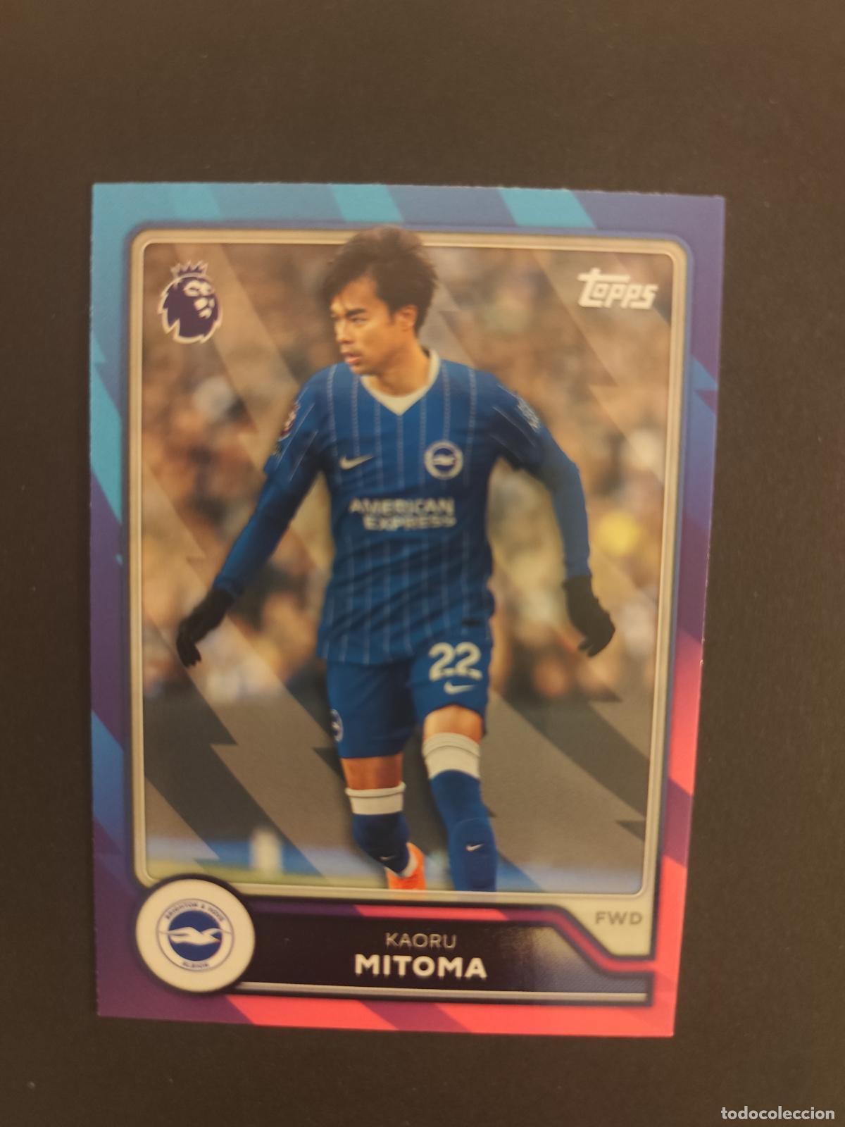 Cromos de f&uacute;tbol: 86 KAORU MITOMA BRIGHTON PARALELA PARALLEL TOPPS FLAGSHIP PREMIER LEAGUE 2026 2027 26 27