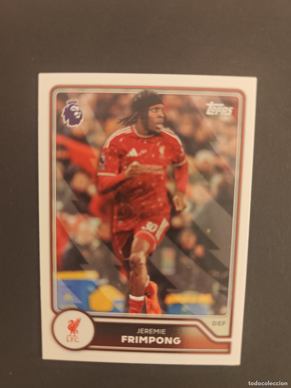 Cartes &agrave; collectionner de Football: 164 JEREMIE FRIMPONG LIVERPOOL TOPPS FLAGSHIP PREMIER LEAGUE 2026 2027 26 27