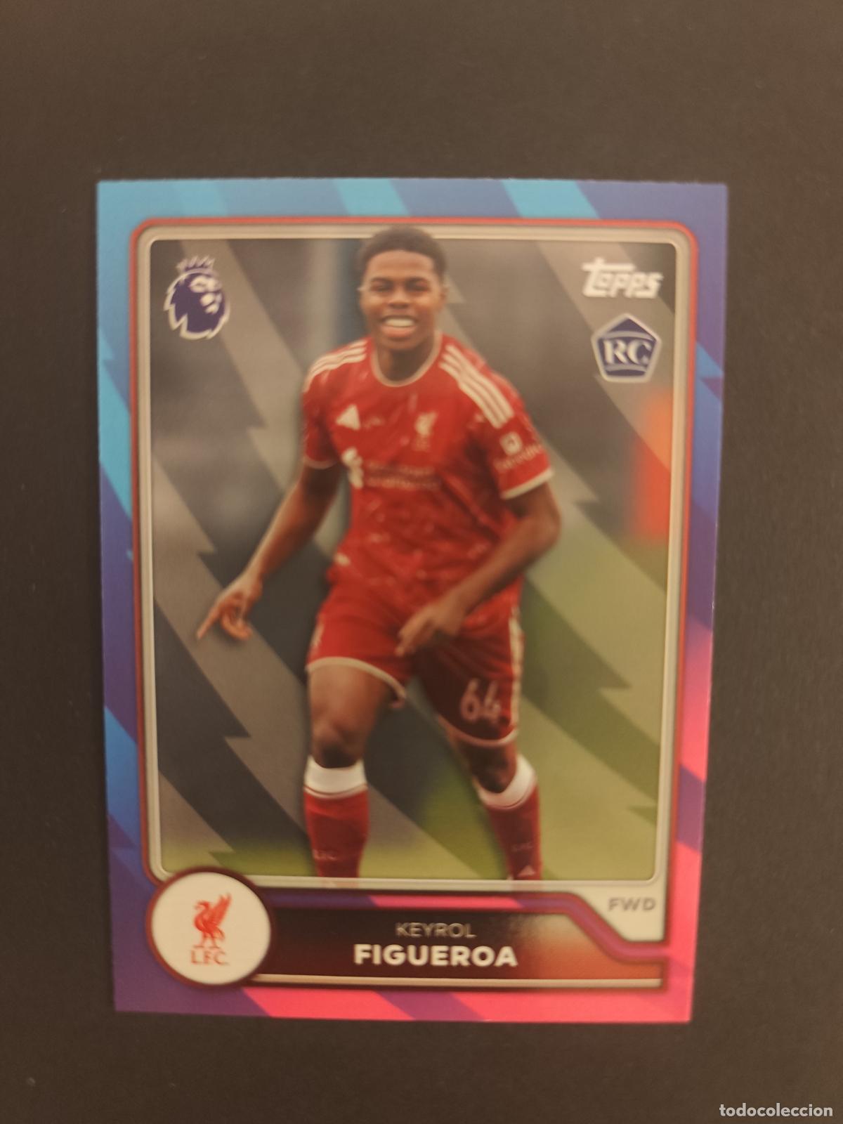 Cartes &agrave; collectionner de Football: 171 KEYROL FIGUEROA LIVERPOOL RC PARALELA PARALLEL TOPPS FLAGSHIP PREMIER LEAGUE 2026 2027 26 27