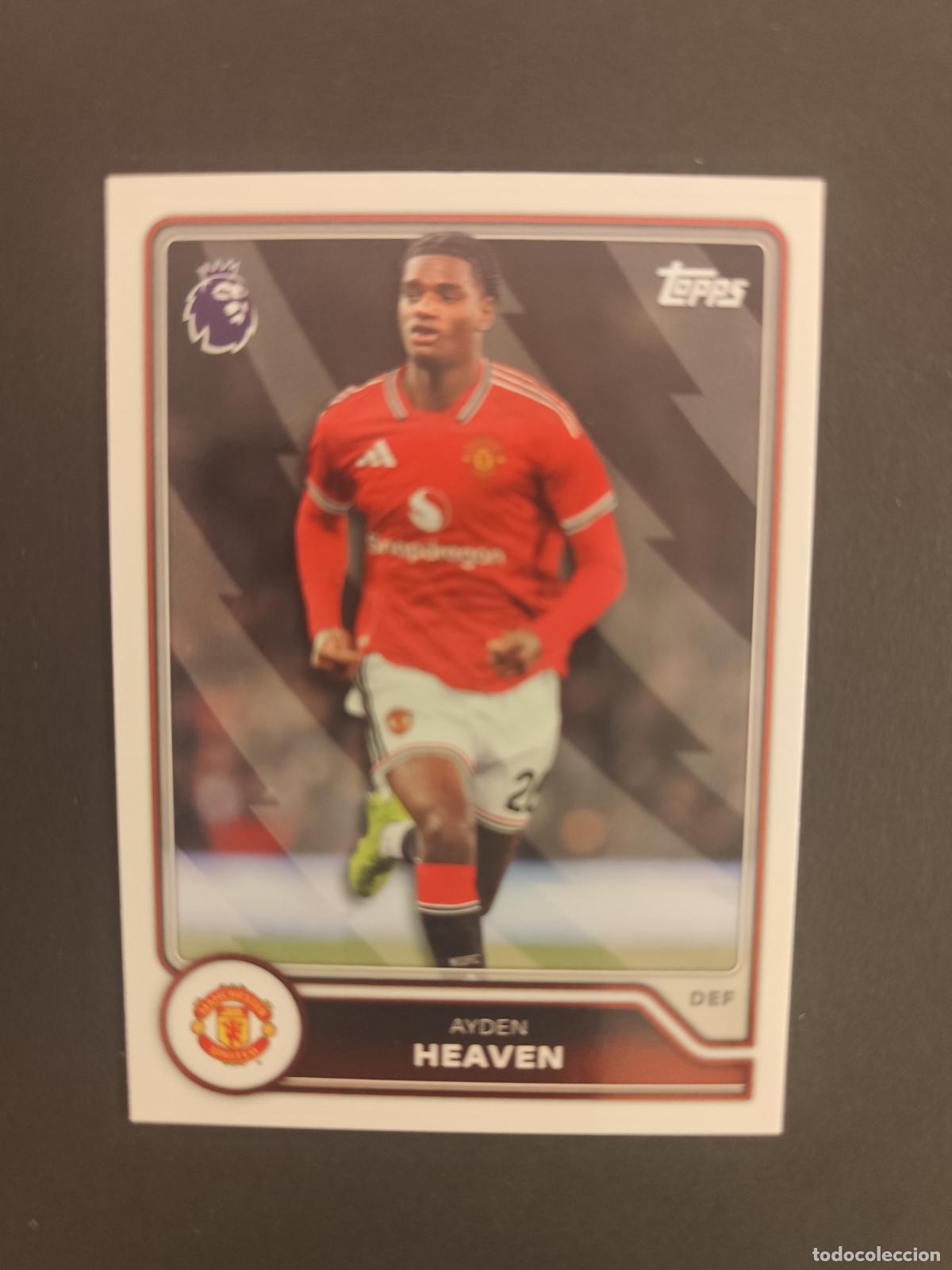 Cartes &agrave; collectionner de Football: 192 AYDEN HEAVEN MANCHESTER UNITED TOPPS FLAGSHIP PREMIER LEAGUE 2026 2027 26 27