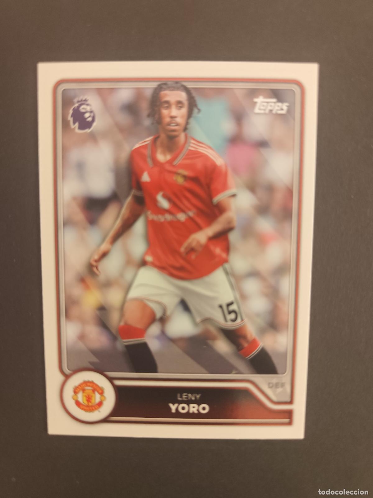 Fu&szlig;ball-Sticker: 190 LENY YORO MANCHESTER UNITED TOPPS FLAGSHIP PREMIER LEAGUE 2026 2027 26 27