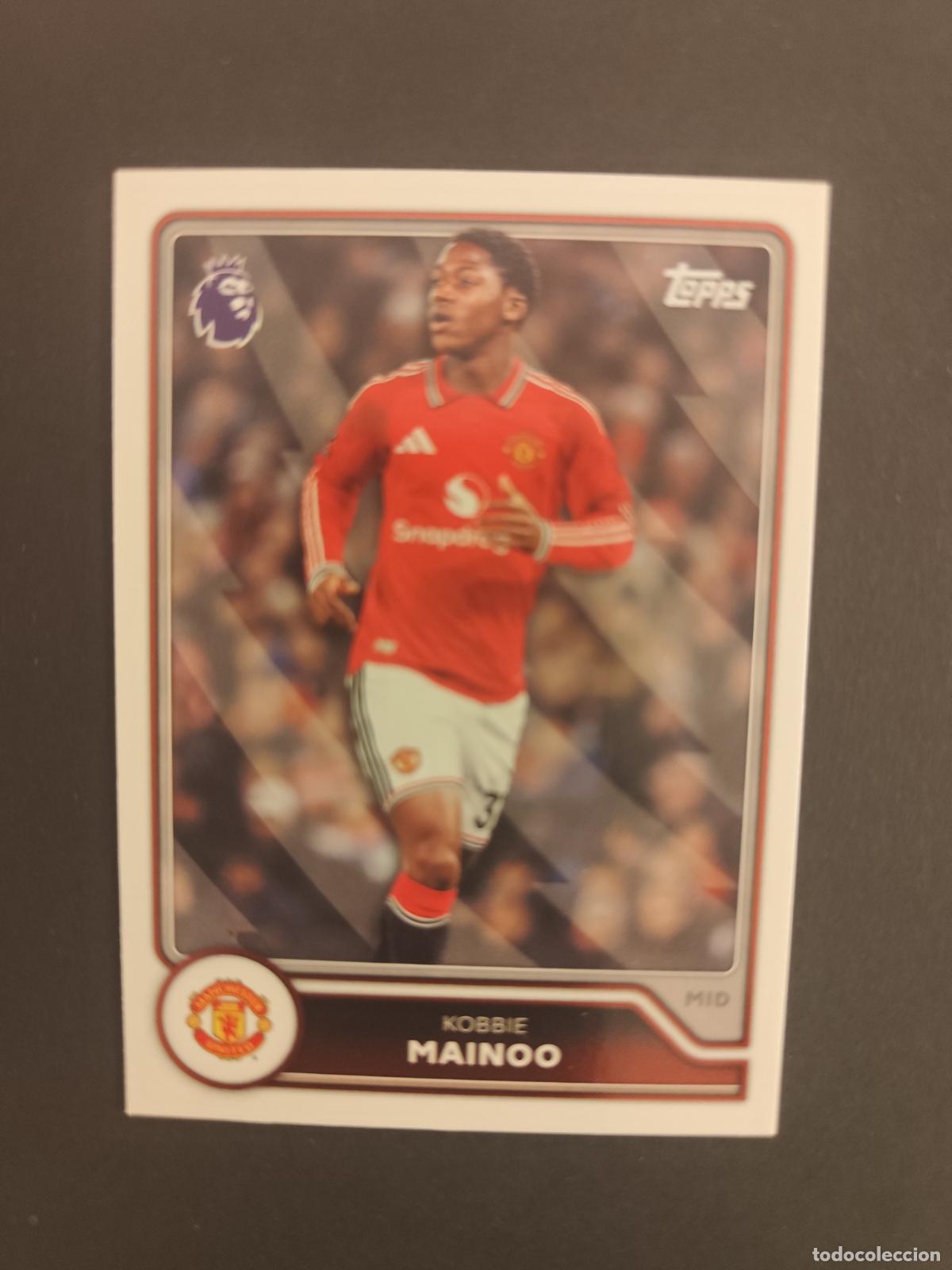 Figurine di Calcio: 195 KOBBIE MAINOO MANCHESTER UNITED TOPPS FLAGSHIP PREMIER LEAGUE 2026 2027 26 27