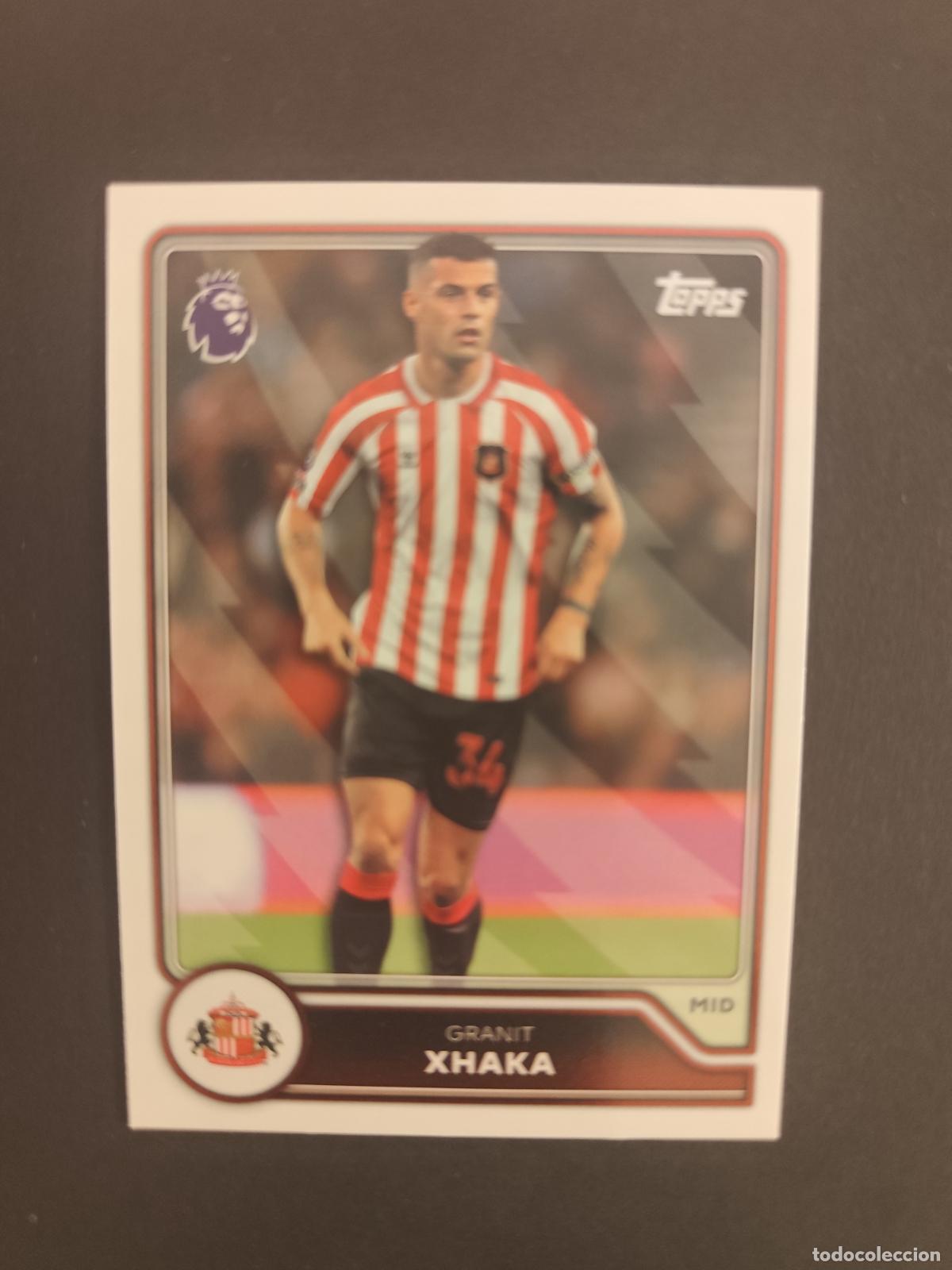 Cromos de f&uacute;tbol: 236 GRANIT XHAKA SUNDERLAND TOPPS FLAGSHIP PREMIER LEAGUE 2026 2027 26 27