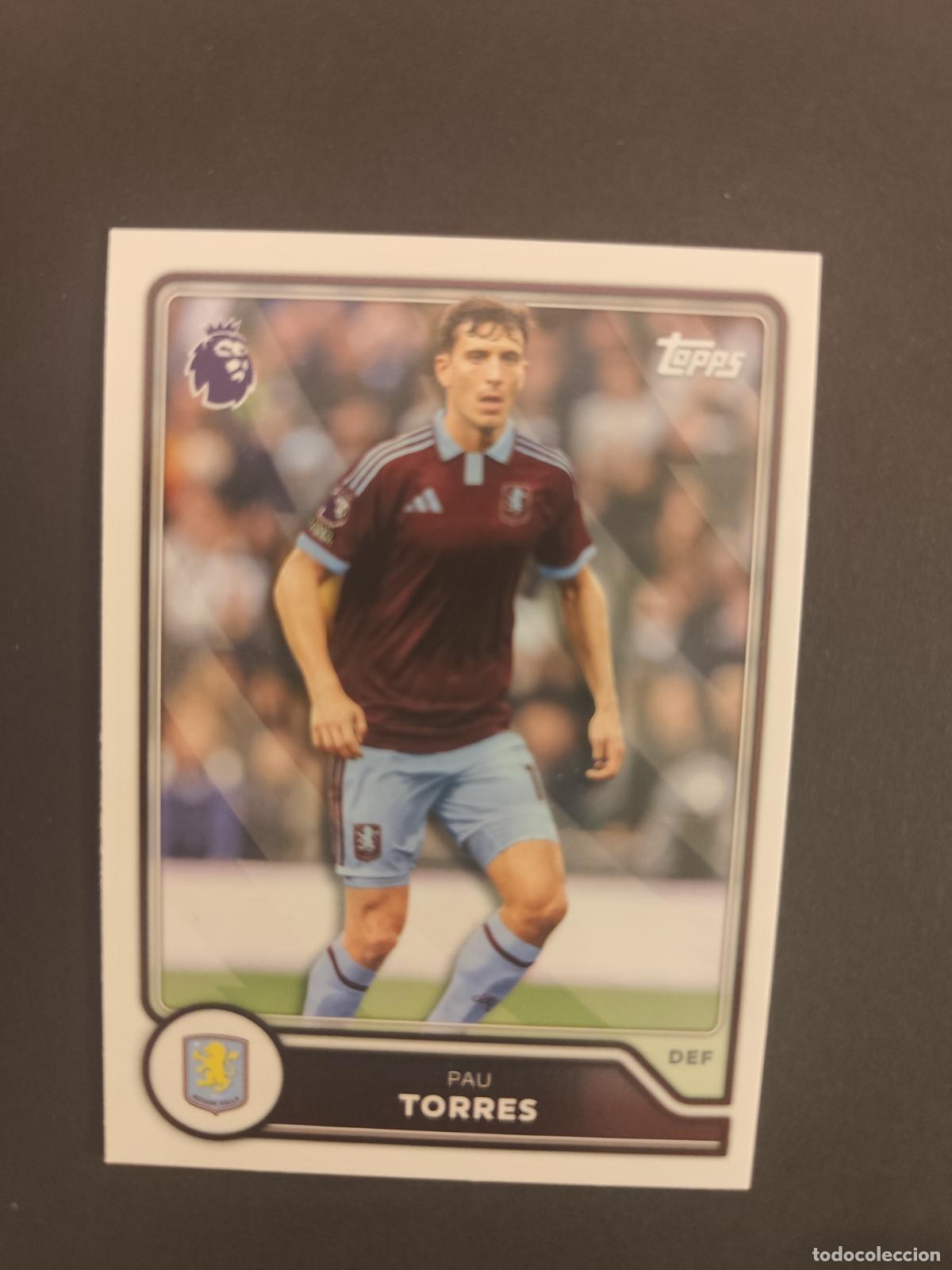 Cromos de f&uacute;tbol: 35 PAU TORRES ASTON VILLA TOPPS FLAGSHIP PREMIER LEAGUE 2026 2027 26 27