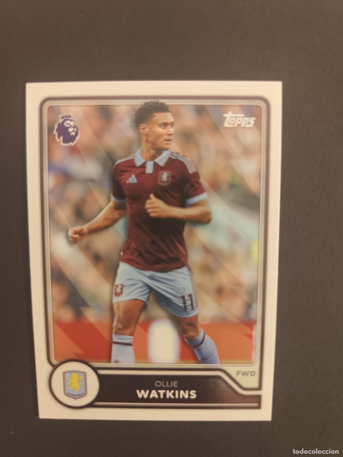 Cromos de f&uacute;tbol: 48 OLLIE WATKINS ASTON VILLA TOPPS FLAGSHIP PREMIER LEAGUE 2026 2027 26 27