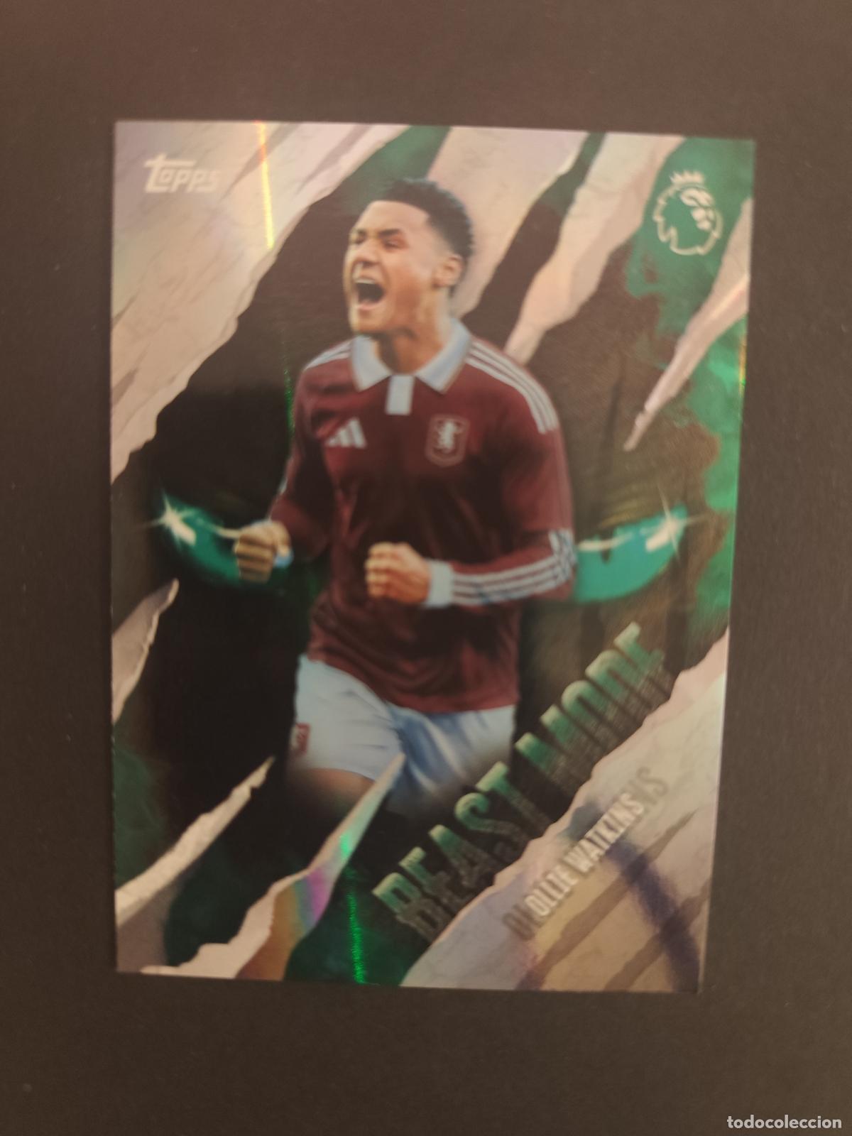 Football Stickers: BM 3 OLLIE WATKINS ASTON VILLA BEAST MODE TOPPS FLAGSHIP PREMIER LEAGUE 2026 2027 26 27