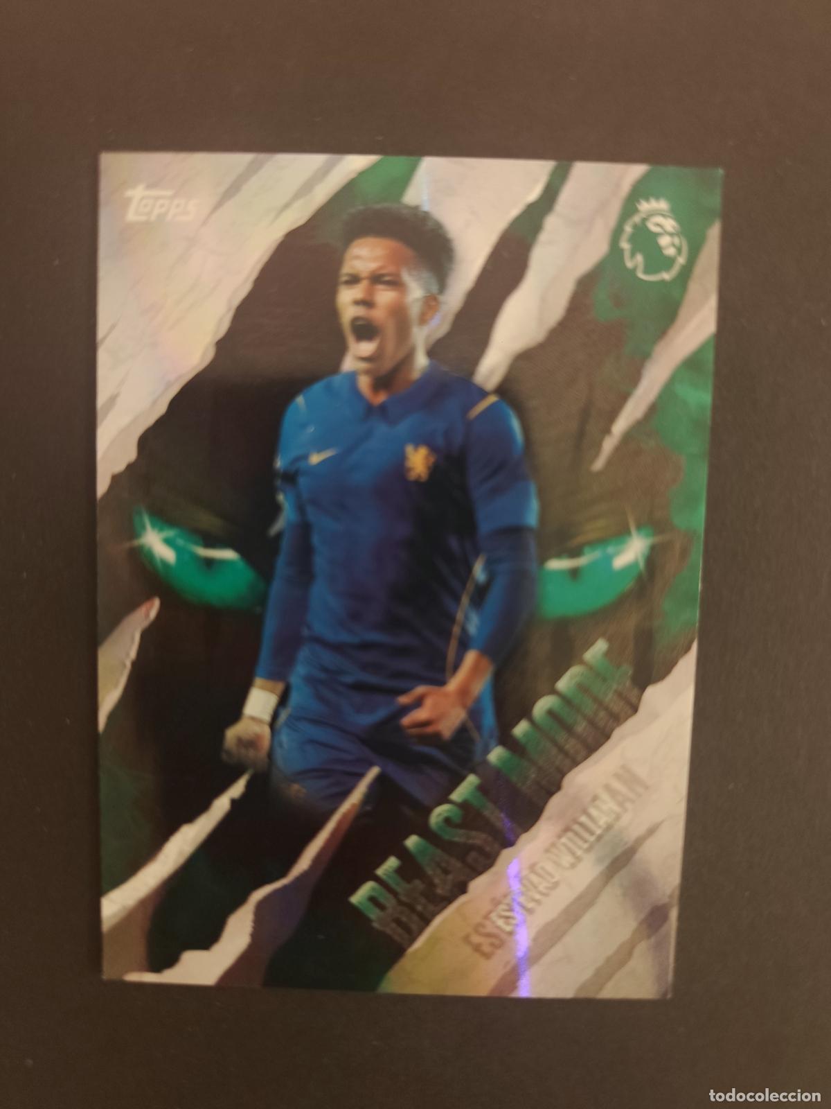 Football Stickers: BM 8 EST&Ecirc;V&Atilde;O WILLIAN CHELSEA BEAST MODE TOPPS FLAGSHIP PREMIER LEAGUE 2026 2027 26 27