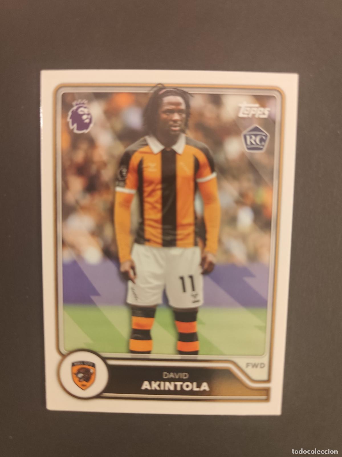 Football Stickers: 296 DAVID AKINTOLA HULL CITY RC TOPPS FLAGSHIP PREMIER LEAGUE 2026 2027 26 27