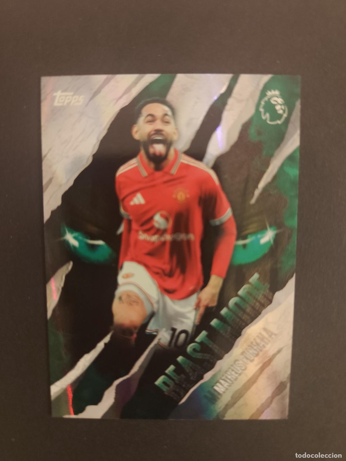 Cromos de f&uacute;tbol: BM 18 MATHEUS CUNHA MANCHESTER UNITED BEAST MODE TOPPS FLAGSHIP PREMIER LEAGUE 2026 2027 26 27