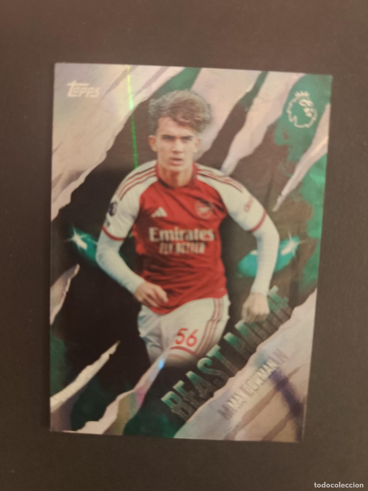 Cromos de f&uacute;tbol: BM 1 MAX DOWMAN ARSENAL BEAST MODE TOPPS FLAGSHIP PREMIER LEAGUE 2026 2027 26 27