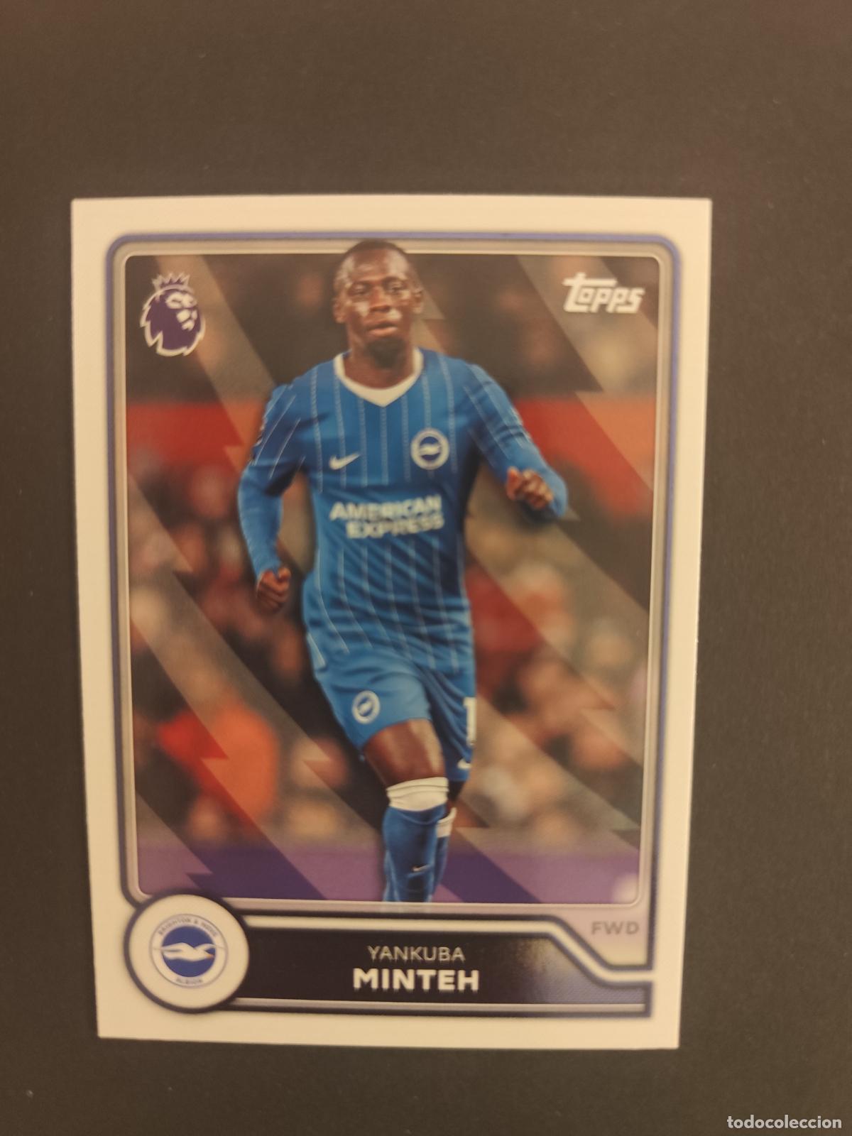 Cromos de f&uacute;tbol: 90 YANKUBA MINTEH BRIGHTON TOPPS FLAGSHIP PREMIER LEAGUE 2026 2027 26 27