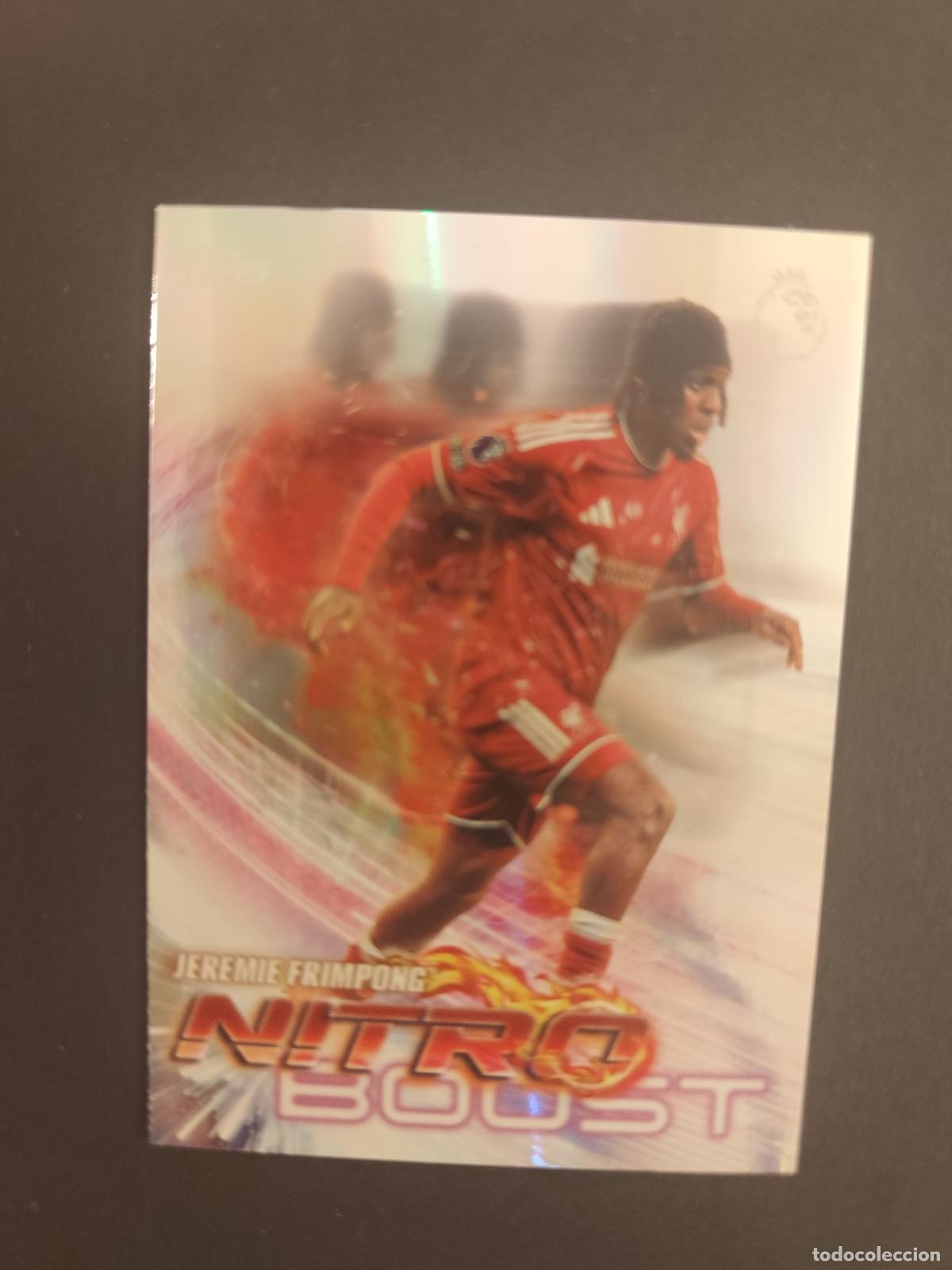 Cromos de f&uacute;tbol: NB 13 JEREMIE FRIMPONG LIVERPOOL NITRO BOOST TOPPS FLAGSHIP PREMIER LEAGUE 2026 2027 26 27