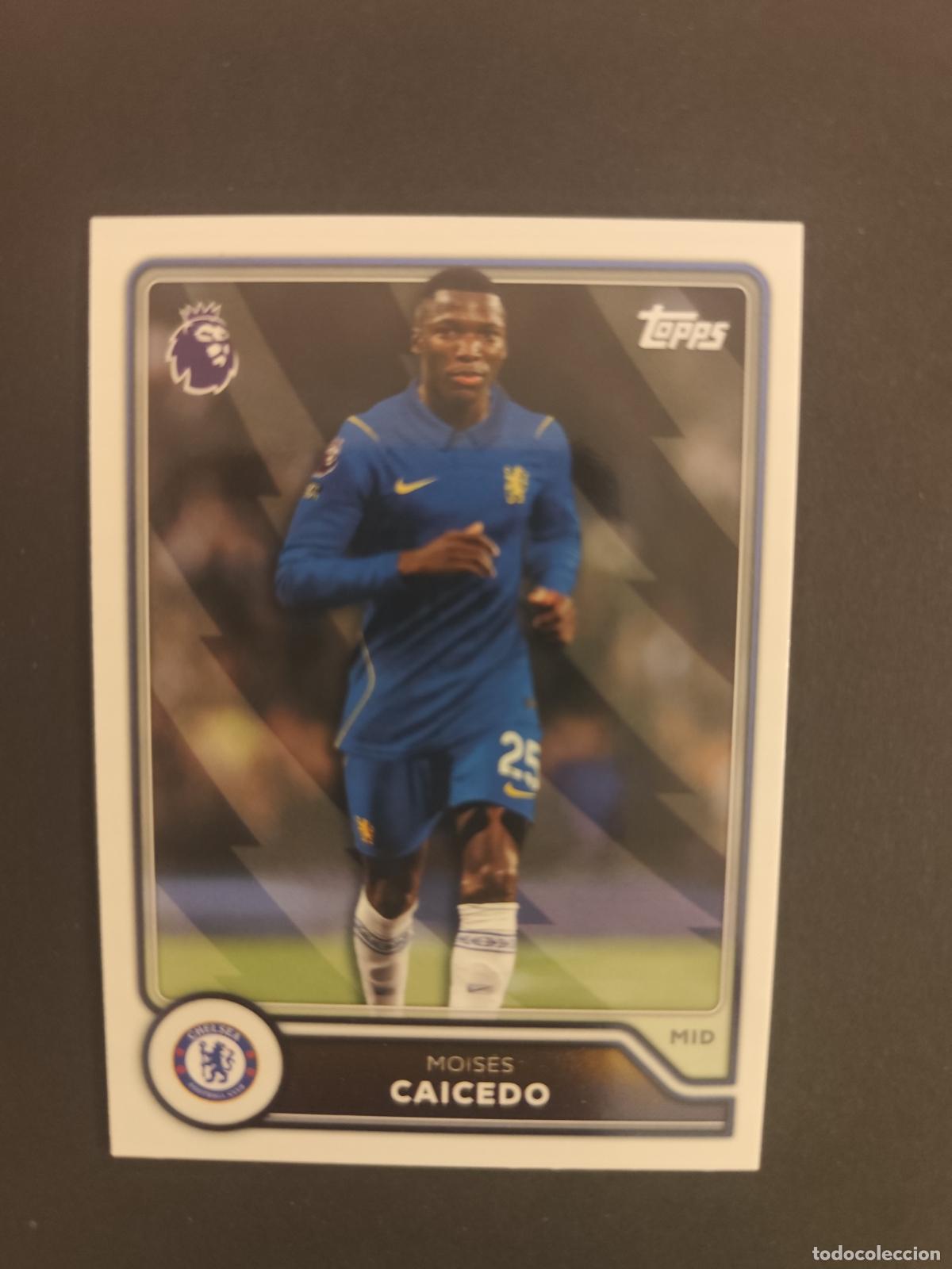 Cromos de f&uacute;tbol: 95 MOISES CAICEDO CHELSEA TOPPS FLAGSHIP PREMIER LEAGUE 2026 2027 26 27